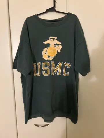 USMC 다크 그린 티셔츠