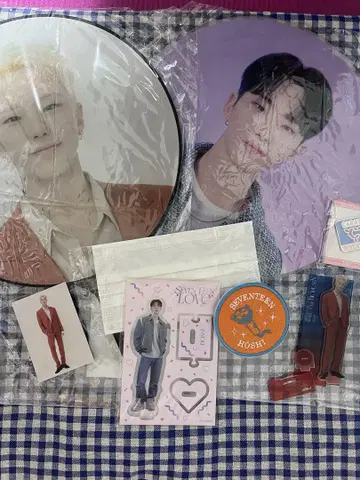 세븐틴 호시 부채 아크릴 스탠드 세트