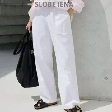 슬로우브 이에나 레이온 린넨 이지 팬츠