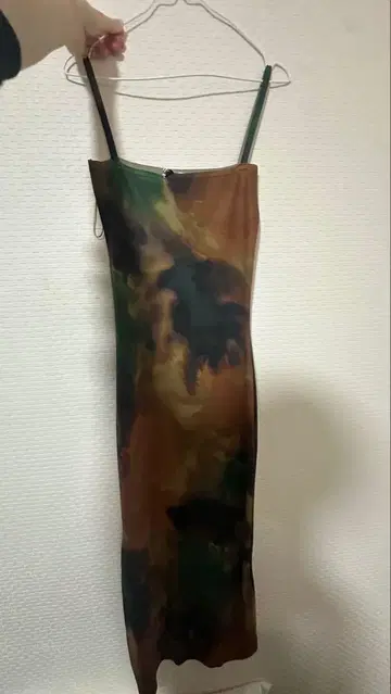 자라 프린트 니트 원피스 타이다이