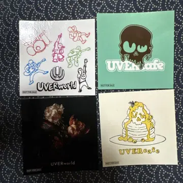 UVERworld 카페 스티커 4종 세트