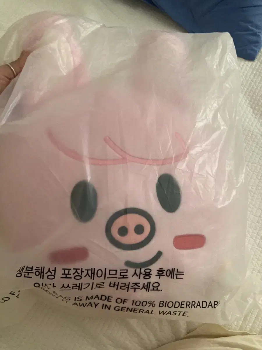 미개봉 베이비 돼끼 쿠션