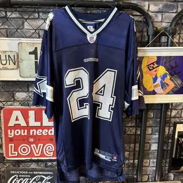 NFL 리복 저지 카우보이스 BARBER M 네이비