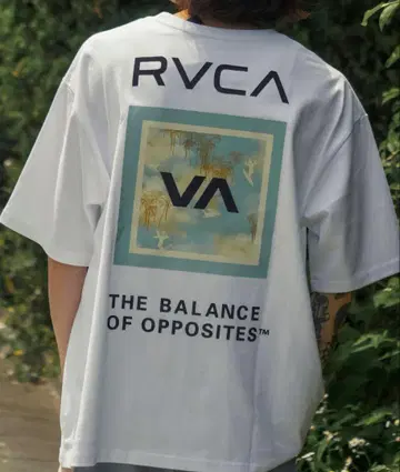 RVCA 루카 M 박스 SS 반팔 백 프린트 티셔츠