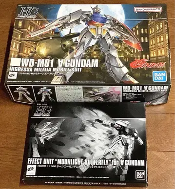 HG 턴 A 건담 + 달빛 나비 이펙트 유닛