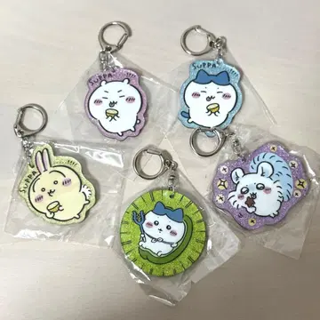 치이카와 (먼작귀) 라메 아크릴 키링 3 하치와레 토끼 모몽가 가챠가챠