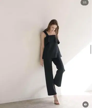 carla 비라쿠 팬츠 카라 블랙