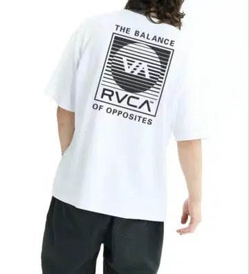 RVCA 루카 L 브라인더 박스 반팔 백 프린트 티셔츠