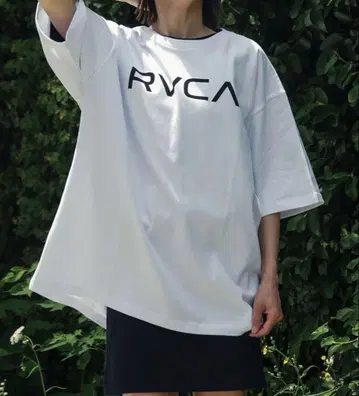 RVCA 루카 M 블라인더 박스 반팔 백 프린트 티셔츠