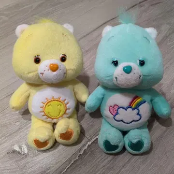 케어 베어 봉제 인형 2개 세트