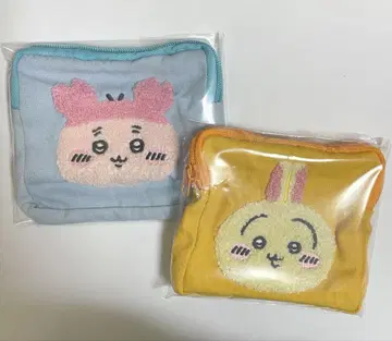 치이카와 모코모코 파우치 2 토끼 헌책방 2개 세트 가챠가챠