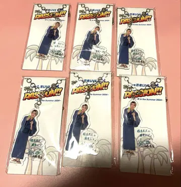 아지마 히데오 시노비 아크릴 키링 5개 묶음 판매