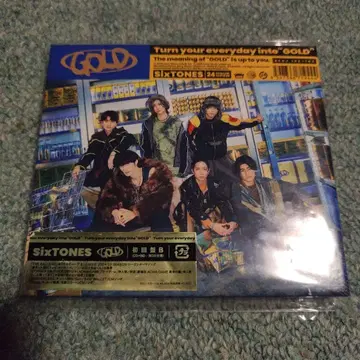 SixTONES GOLD 초회판 B CD+BluRay