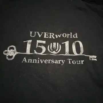 UVERworld 15주년 기념 투어 후드티 S 사이즈