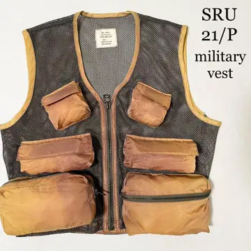 SRU-21/P 메쉬 밀리터리 베스트 페이드 분위기 있는 프리 사이즈
