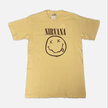 NIRVANA 스마일 티셔츠 2003