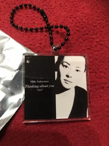 나카야마 미호 싱글 자켓 키링 Thinking about you