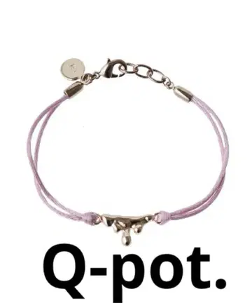 Q-pot. 멜티 굿 랙 팔찌 핑크