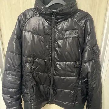 아비렉스 다운 자켓 USAF 2XL 블랙