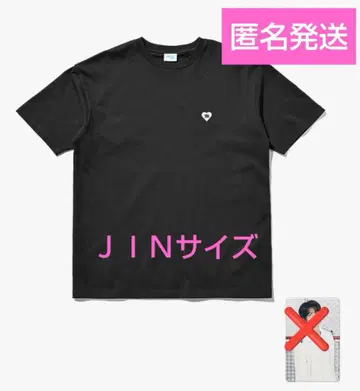 BTS 진 RUNSEOKJIN 티셔츠 블랙