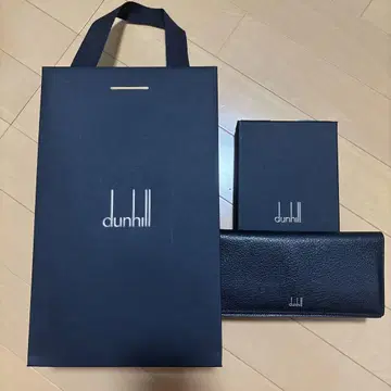 던힐 듀크 파인 가죽 장지갑 블랙