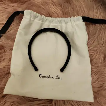 Complex Biz 블랙 벨로아 머리띠