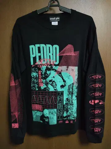 미사용 PEDRO 아유니 롱 티셔츠 M GO TO BED bish