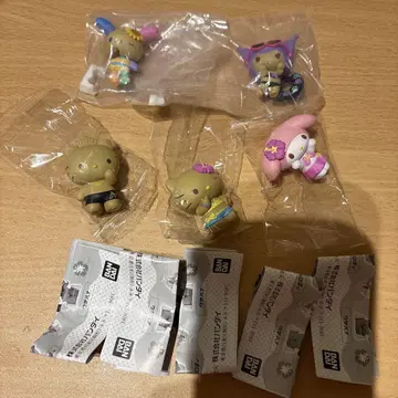 산리오 캐릭터즈 모두 함께 바캉스 피규어 전 5종 가챠가챠