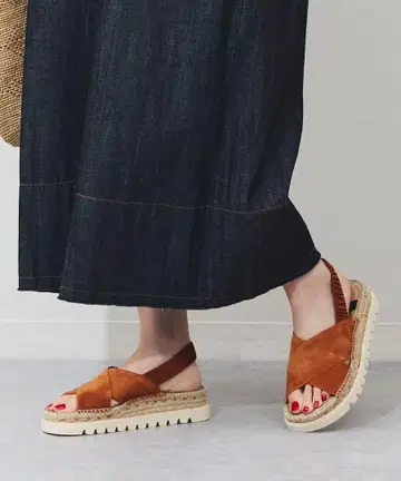 아르모와르 카프리스 가이모 가죽 샌들 24.5cm