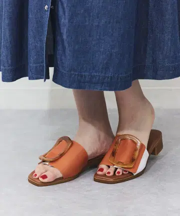 아르모와르 카프리스 Oh! My Sandals 가죽 뮬