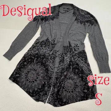 Desigual 니트 가디건 그레이 S 데시구알