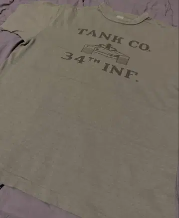웨어하우스 Lot 4601 TANK CO. 반팔 프린트 티셔츠