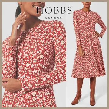 Hobbs London 2023SS SIAN 꽃무늬 저지 원피스