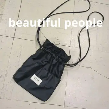 beautiful people 복조리 숄더백 접어서 발송