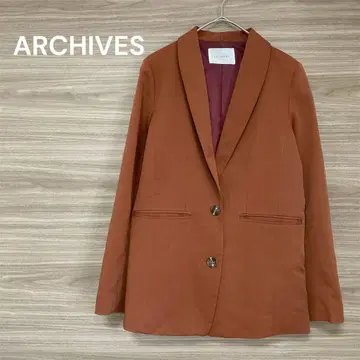 ARCHIVES [M] 테라코타 테일러드 자켓 V넥 돌려입기