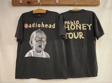 Radiohead Pablo Honey Tour 티셔츠
