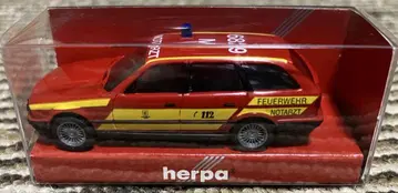 1/87 herpa 구급차 미니카 빨간색/옐로우 컬러