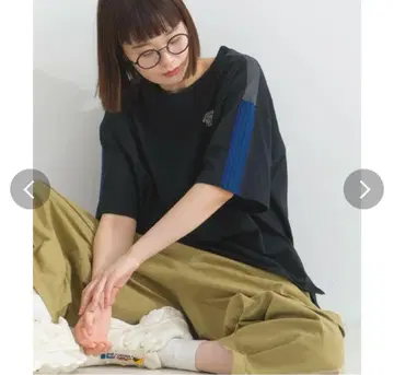 iriey 플레이팅 메쉬 트랙 티셔츠
