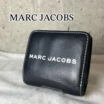 MARC JACOBS 마크제이콥스 두겹 지갑 가죽 택 바코드