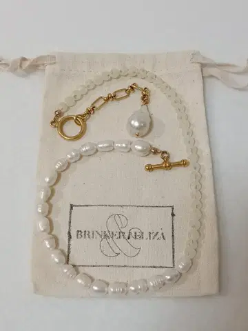 새상품 Brinker & Eliza pearl necklace
