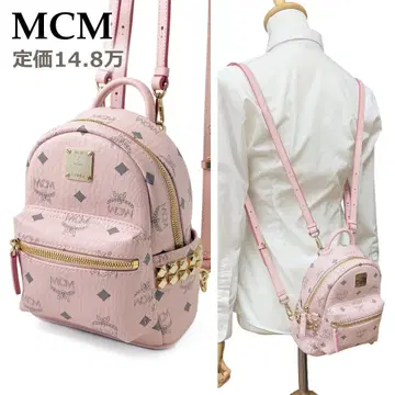 컨디션 최상 MCM 미니 백팩 미니 숄더 2way 비세토스 스타크