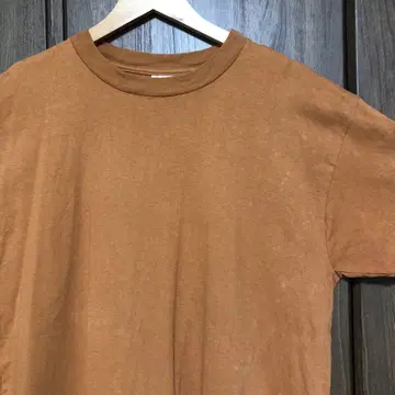 90s USA제 BELTON 무지 티셔츠 L 브라운