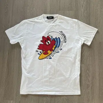 DSQUARED2 서핑 캐릭터 티셔츠 XL