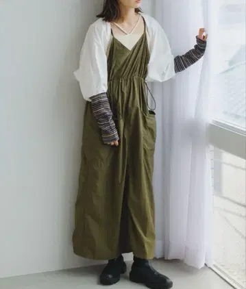 kastane 밀리터리 나일론 잔스카