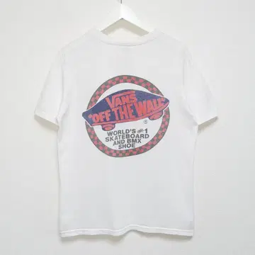 M 90s VANS 티셔츠 NATIVE AMERICAN 화이트 USA제