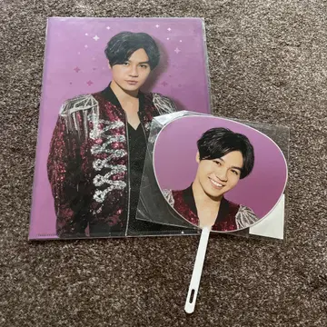 Travis Japan 클리어 파일 미니 부채