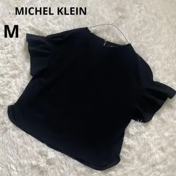 a45 MICHEL KLEIN 미쉘 클랑 블랙 검정 블라우스