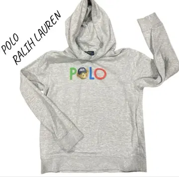 Polo Ralph Lauren 그레이 여성용 후드티 폴로베어