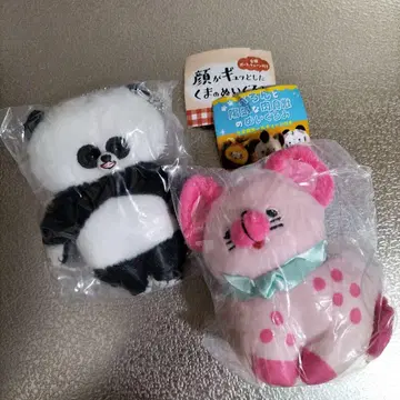 경쾌한 육식 동물 봉제 인형, 얼굴이 쫙 펴진 곰 봉제 인형, 시크릿