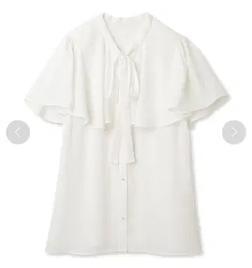 CELFORD 케이프 슬리브리스 블라우스 23ss